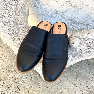 BC Women's Black Vegan Austin Mule